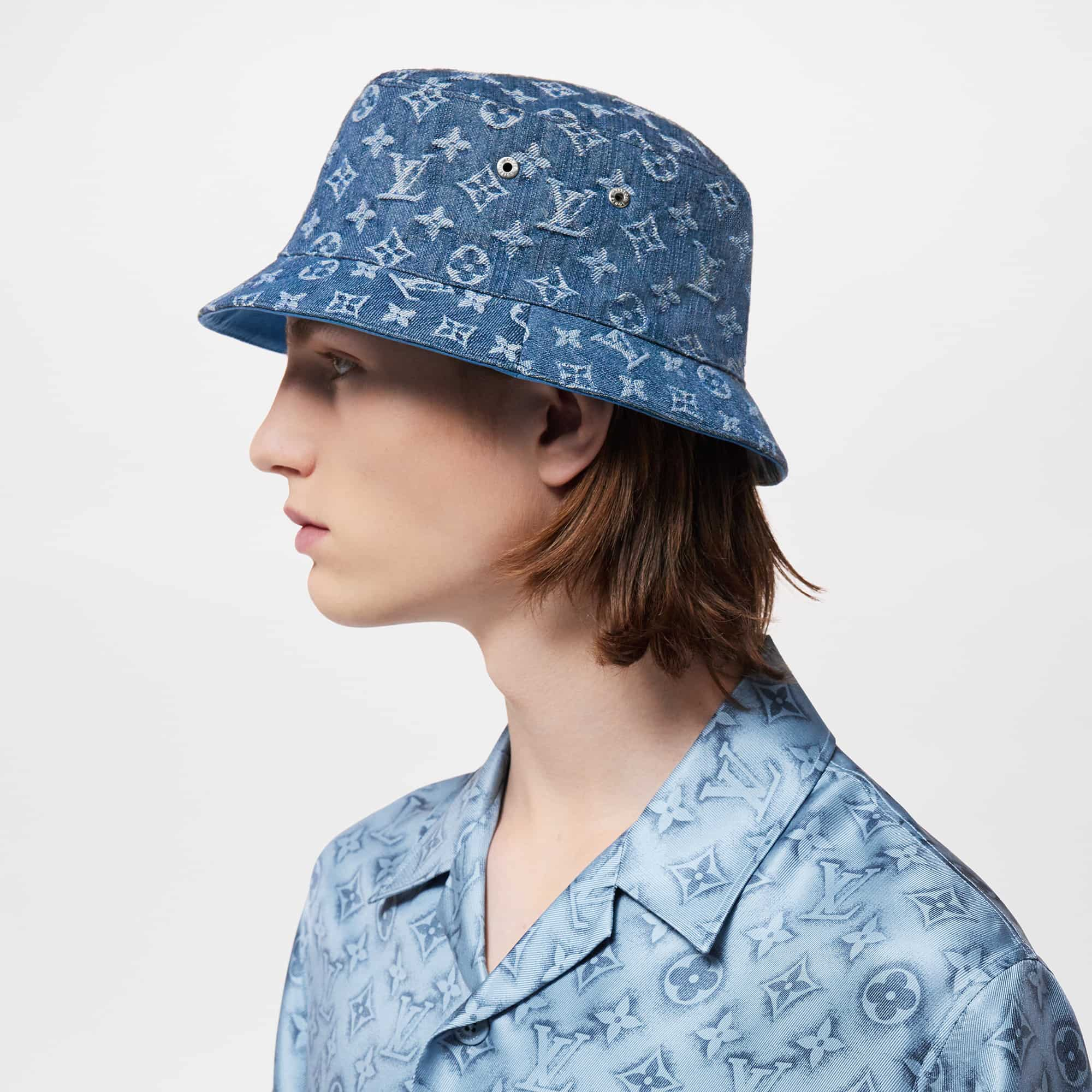 LOUIS VUITTON hats Unisex Double-sided wearable Monogram Essential Bucket Hat Women&Men