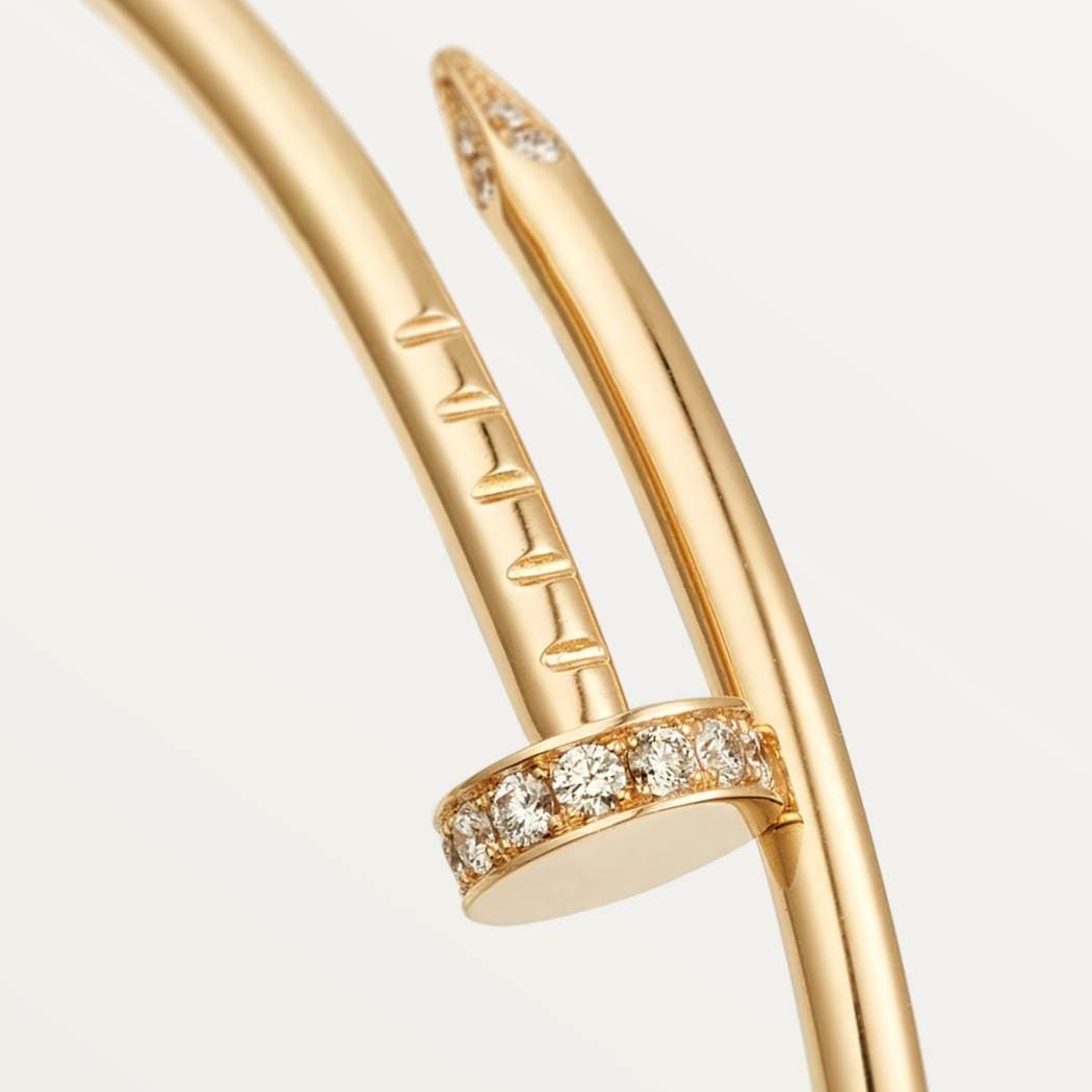 Cartier bracelet JUST UN CLOU with diamonds small model