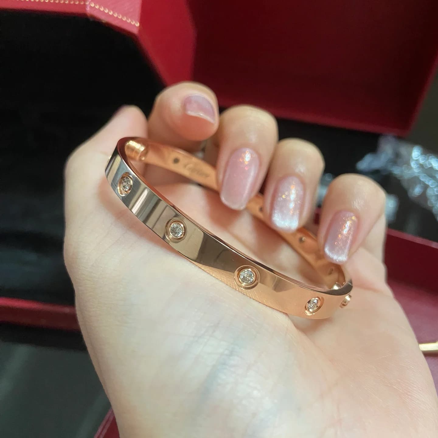 Cartier bracelet Love 10 diamands small model