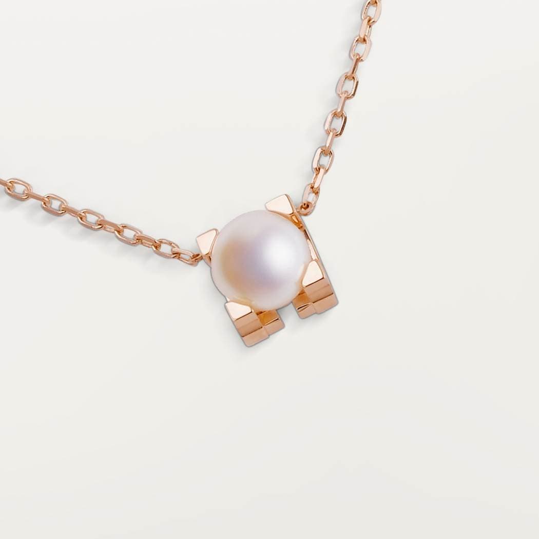 Cartier necklace C DE CARTIER pearl