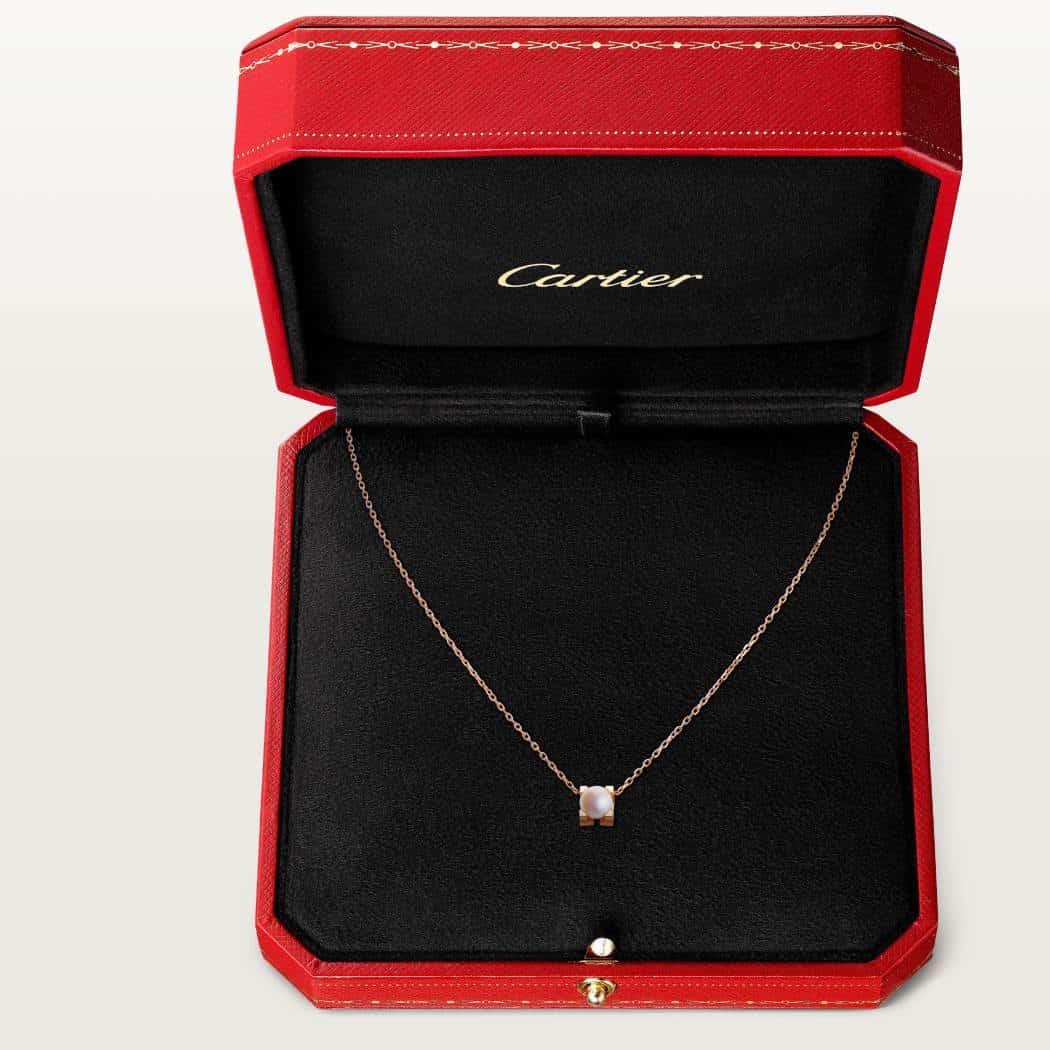 Cartier necklace C DE CARTIER pearl