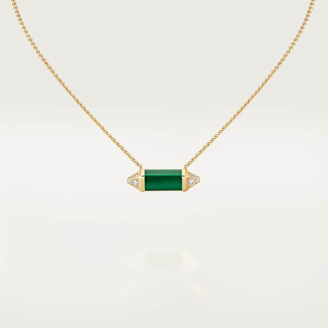 Cartier necklace LES BERLINGOTS DE CARTIER malachite