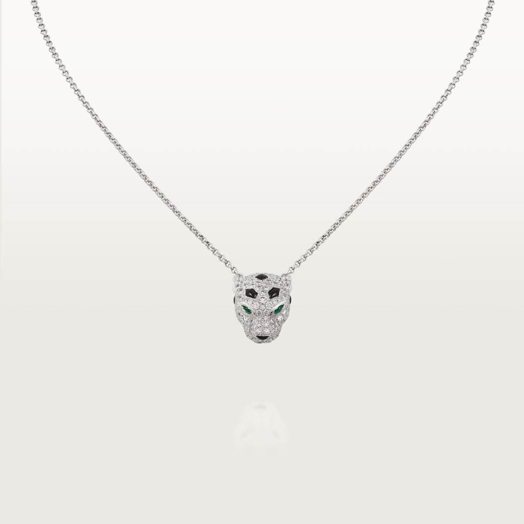 Cartier necklace PANTHÈRE DE CARTIER diamonds Leopard head onyx