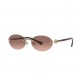 BVLGARI Sunglasses Four Leaf Clover arms Oval Retro Style 0BV6191BD Pink Gradient Brown Lens 56-18-140MM