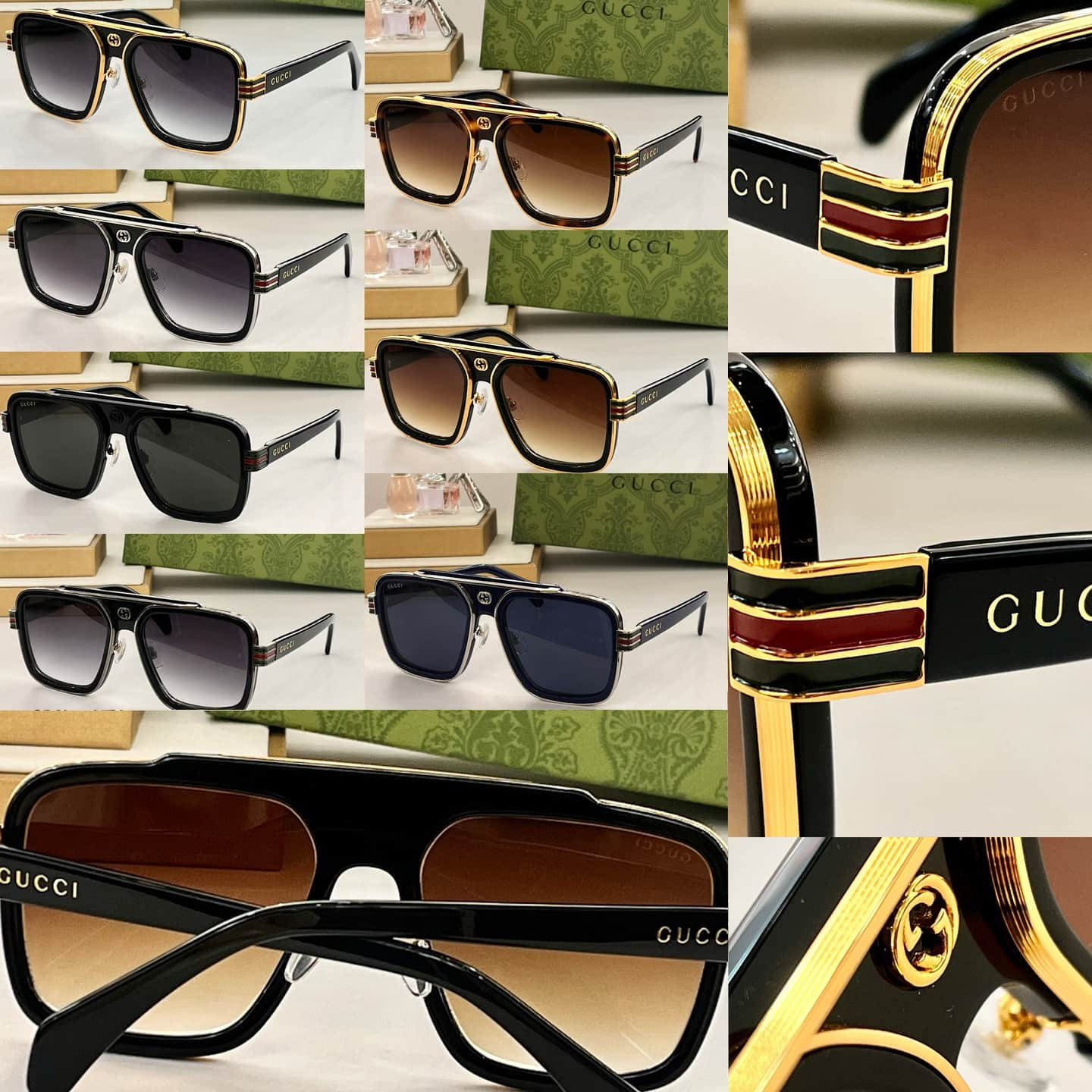 GUCCI Sunglasses GG1607 Luxury Eyewear for a Chic Look 57-19-145MM