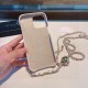 Chanel iPhone Case Snap button bag for ID cards keys cash adjustable chain length