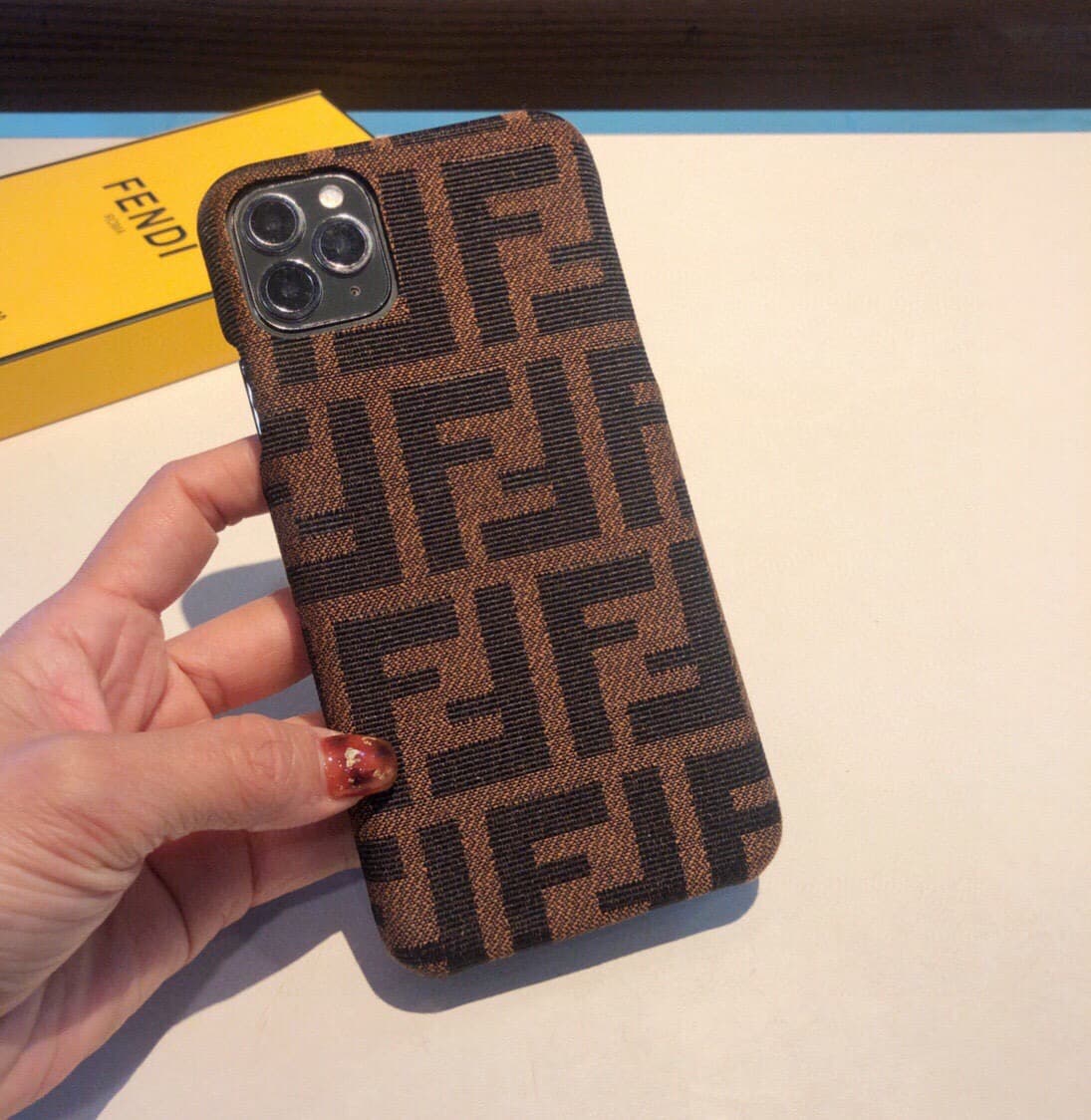 Fendi iPhone Case Classic Monogram FF design