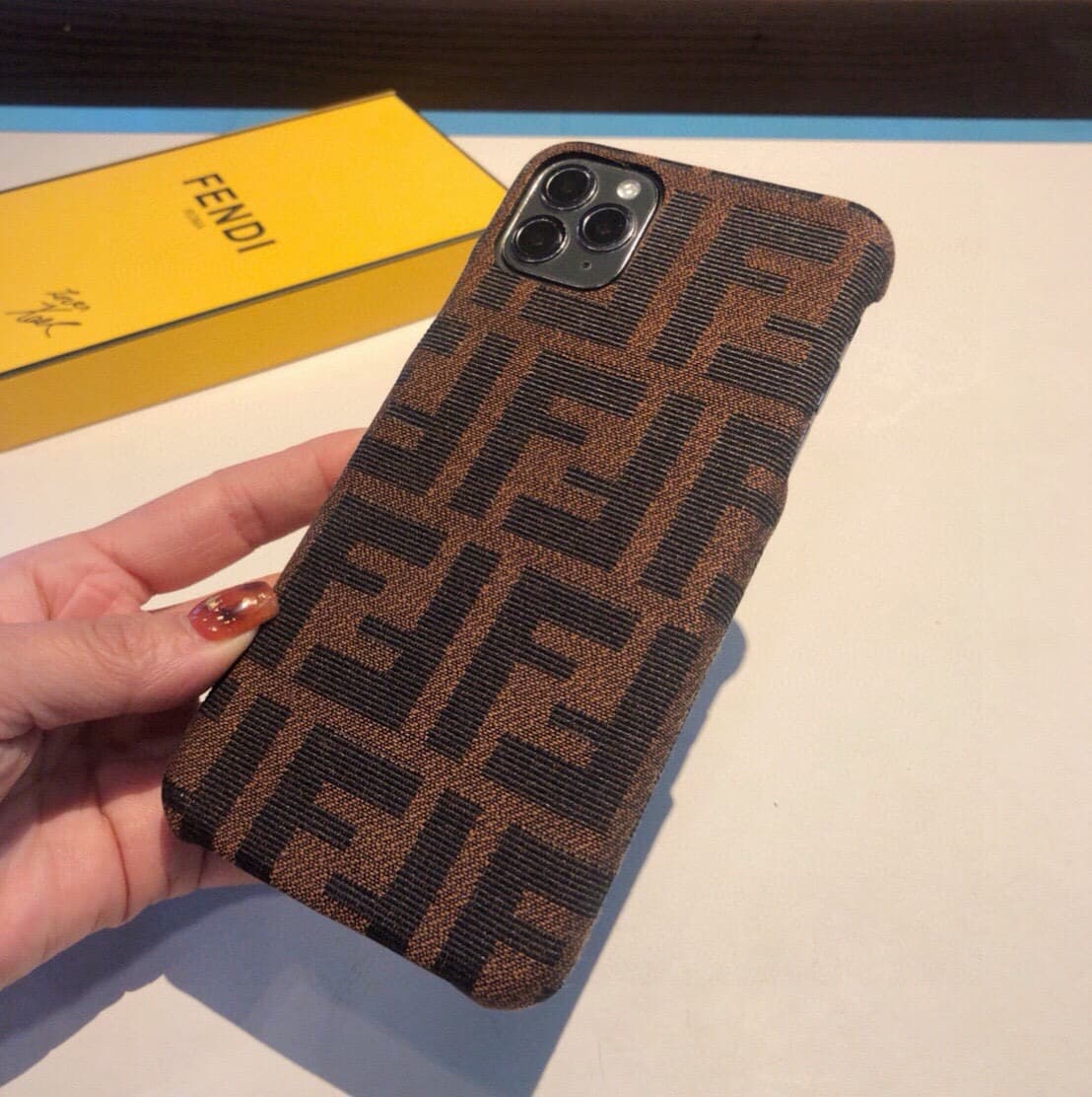 Fendi iPhone Case Classic Monogram FF design