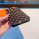 LOUIS VUITTON iPhone Case Classic Monogram pattern fully covers the camera