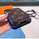 LOUIS VUITTON iPhone Case Monogram with zipper for bank cards keys cash