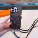 LOUIS VUITTON iPhone Case Monogram with zipper for bank cards keys cash