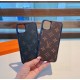 LOUIS VUITTON iPhone Case Classic Monogram motif Official Original Leather High End Material