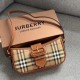 BURBERRY Handbag Check Sling smooth leather