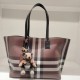 BURBERRY Handbag Medium Check Tote