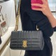 BURBERRY handbag LOLA black mini and small