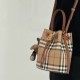 BURBERRY handbag Mini Check Bucket Bag