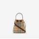 BURBERRY handbag Mini Check Bucket Bag