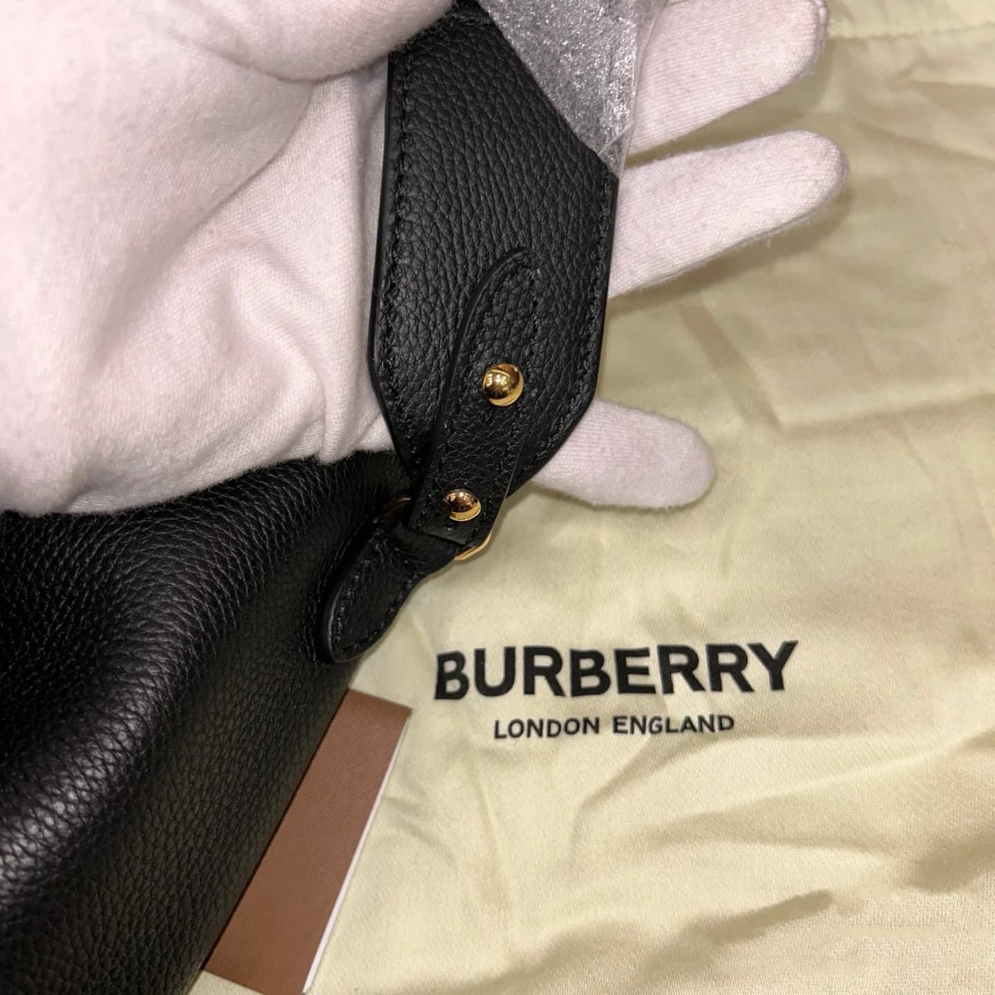 BURBERRY Handbag NOTE Black