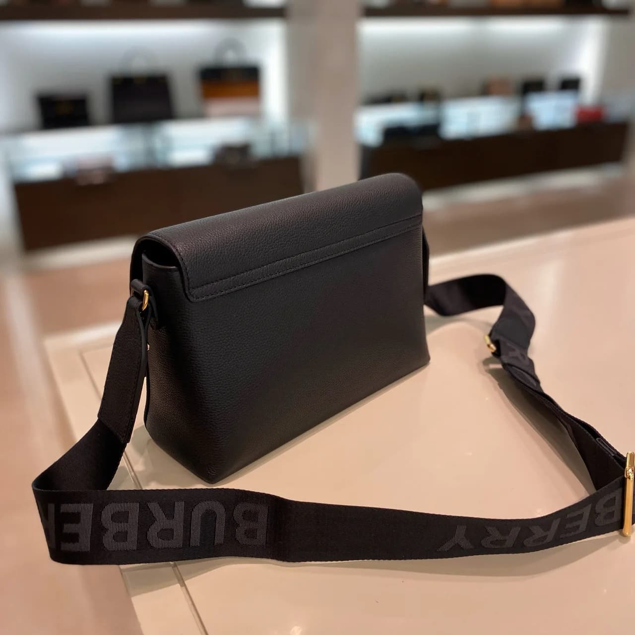 BURBERRY Handbag NOTE Black