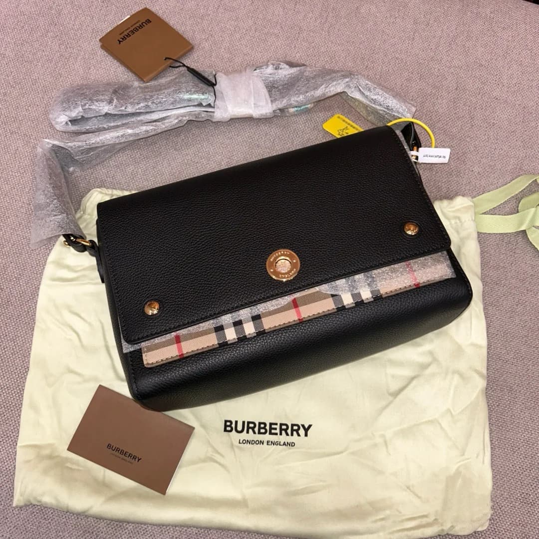 BURBERRY Handbag NOTE Black