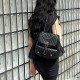 CHANEL backpack Large DUMA Multiple pockets grained calfskin & gold-tone metal