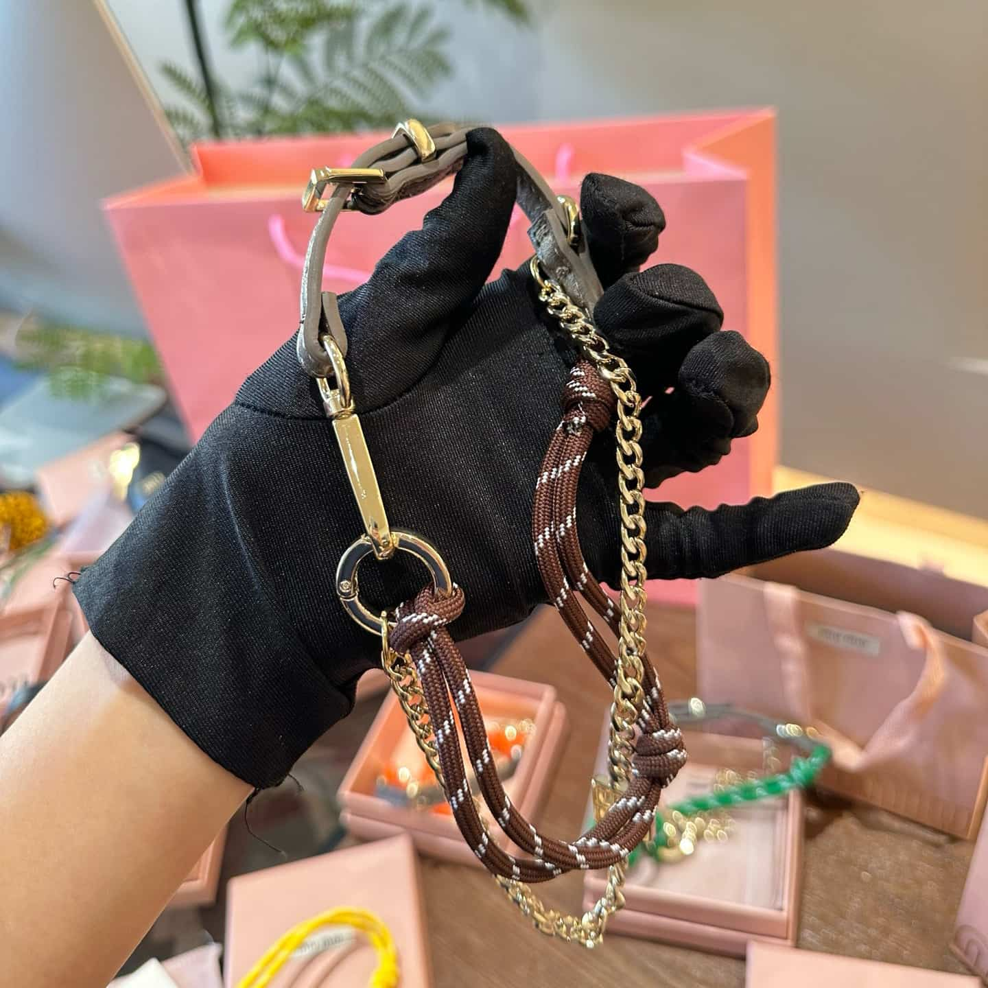 Bag Charm Pendant Accessories for MIU MIU and Other Brand Bags Suede Trick Series