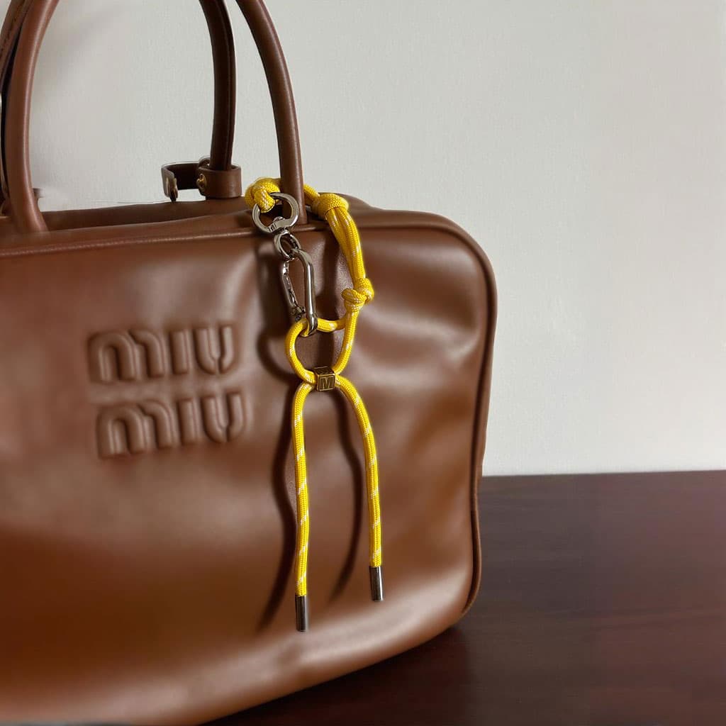 Bag Charm Pendant Accessories for MIU MIU and Other Brand Bags Braided Rope Series