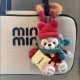 Bag Charm Pendant Accessories for MIU MIU and Other Brand Bags Stuffed Bear Series