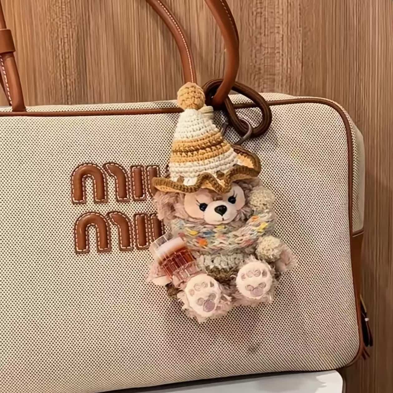 Bag Charm Pendant Accessories for MIU MIU and Other Brand Bags Stuffed Bear Series