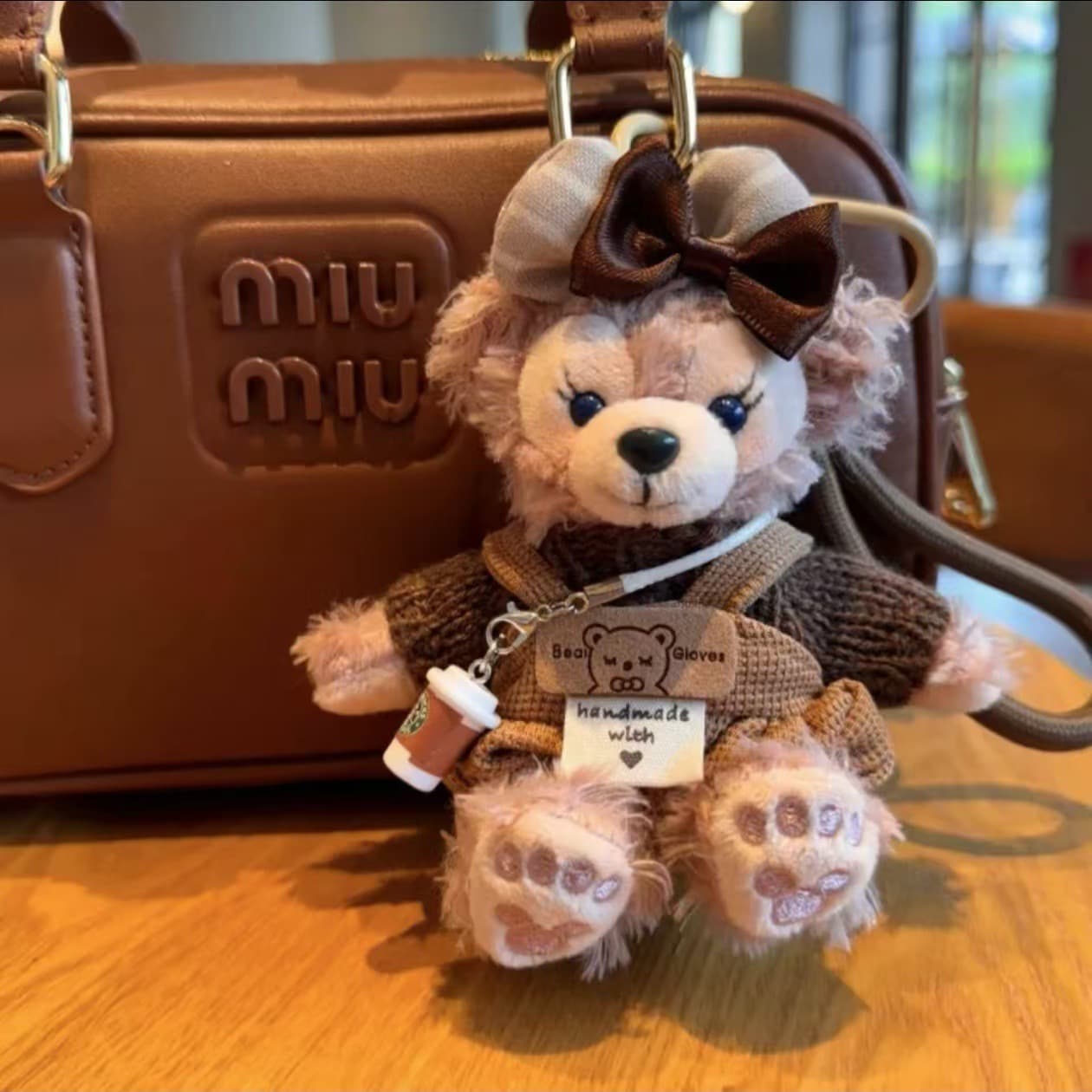 Bag Charm Pendant Accessories for MIU MIU and Other Brand Bags Stuffed Bear Series