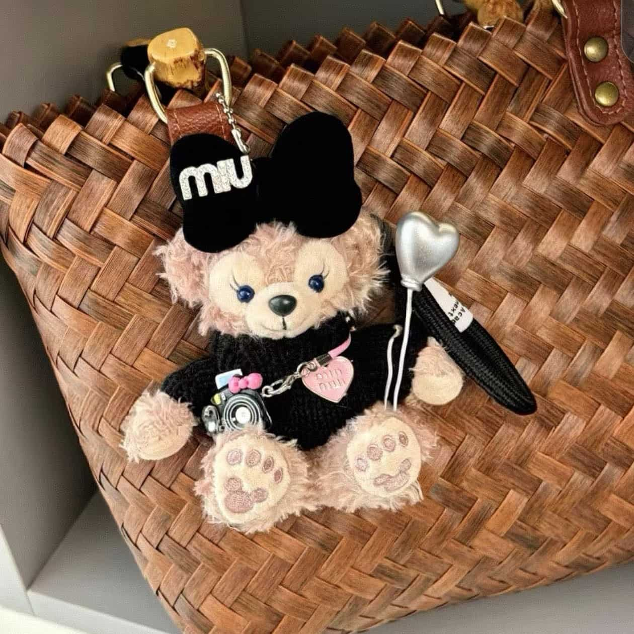 Bag Charm Pendant Accessories for MIU MIU and Other Brand Bags Stuffed Bear Series