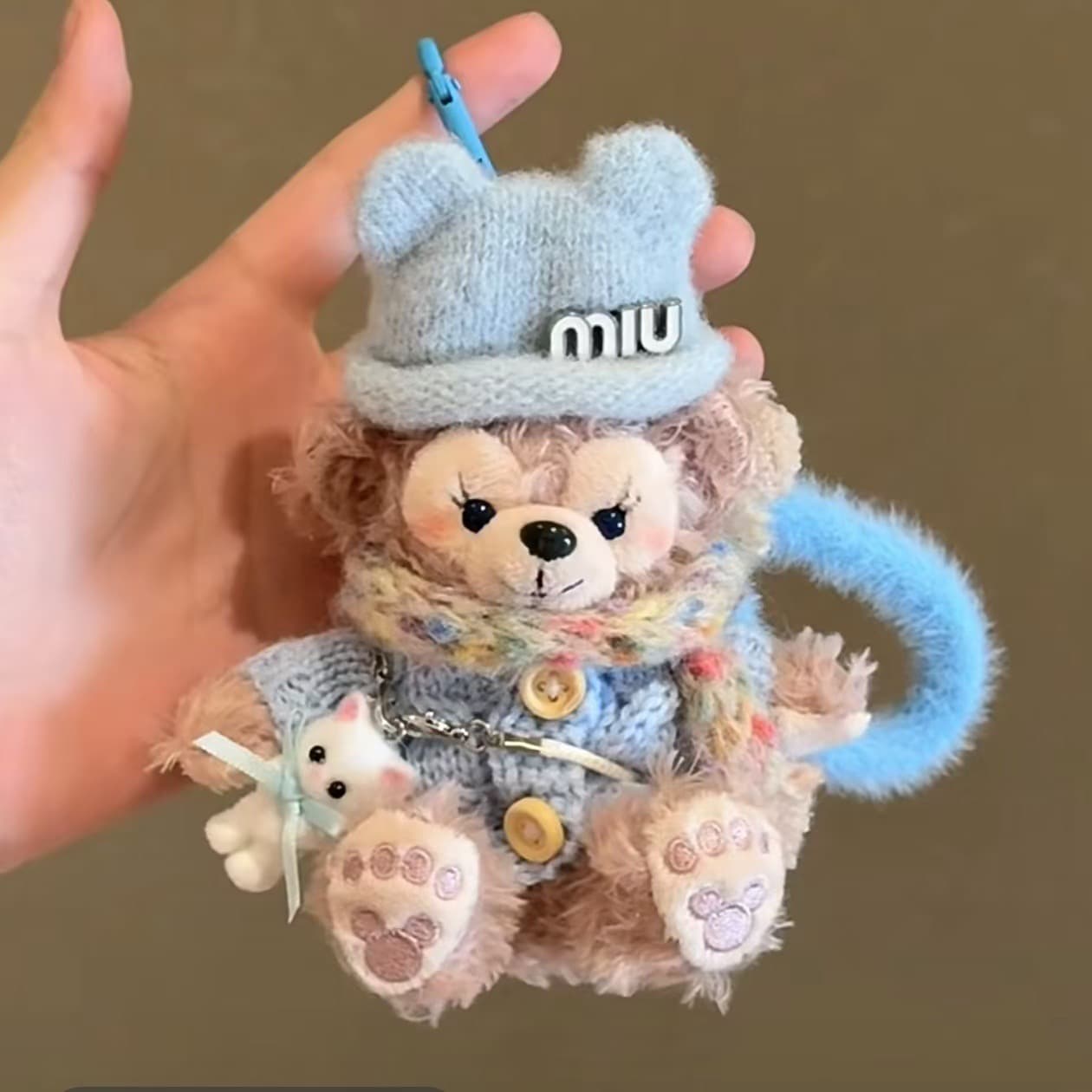 Bag Charm Pendant Accessories for MIU MIU and Other Brand Bags Stuffed Bear Series