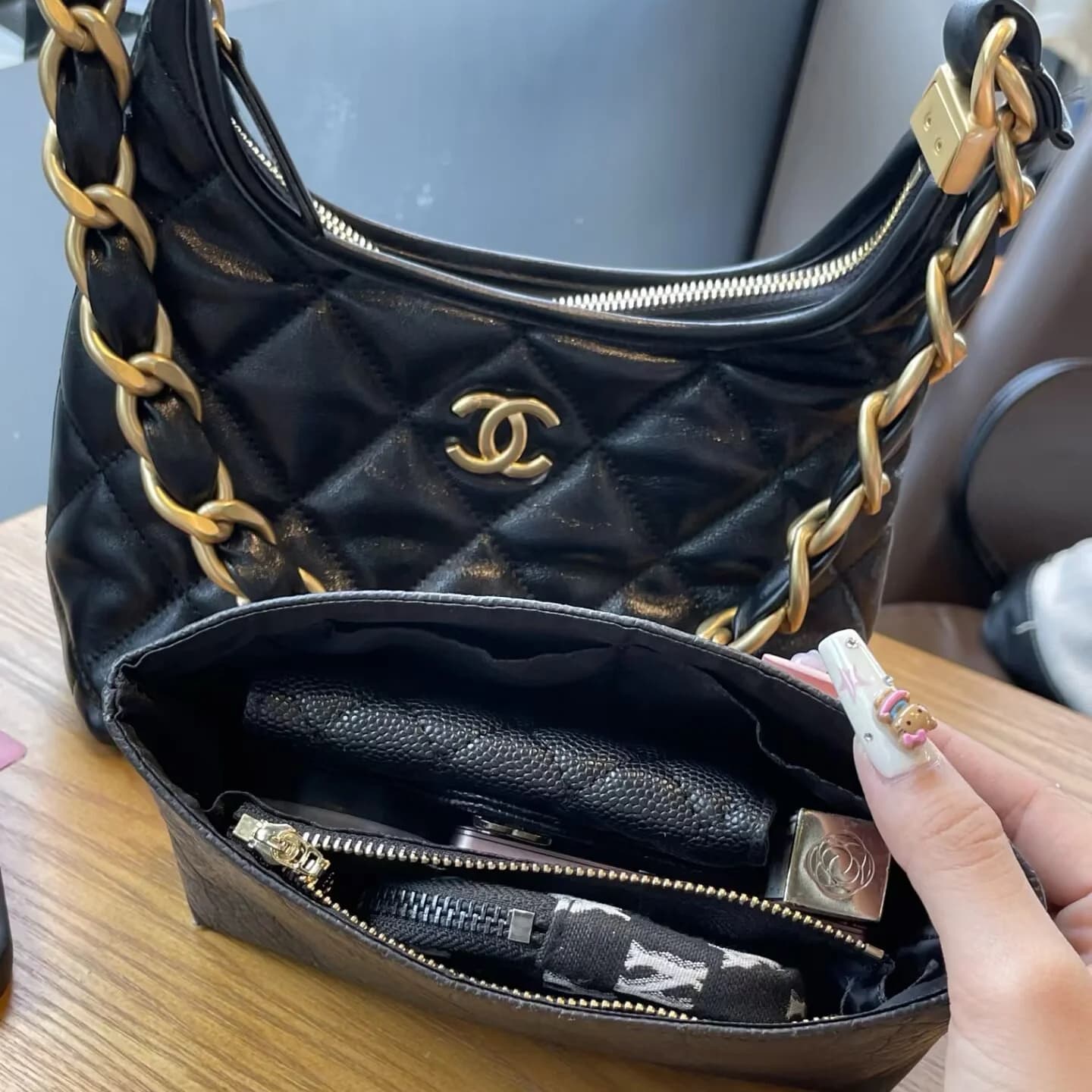 CHANEL Small Hobo Bag