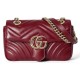 GUCCI GG Marmont matelassé mini bag red