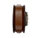 GUCCI Horsebit 1955 mini rounded bag brown leather