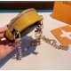 LOUIS VUITTON Minions single eye Minibag for bank card earphones coins key & hanging accessories