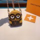 LOUIS VUITTON Minions 2 eyes Minibag for bank card earphones coins key & hanging accessories