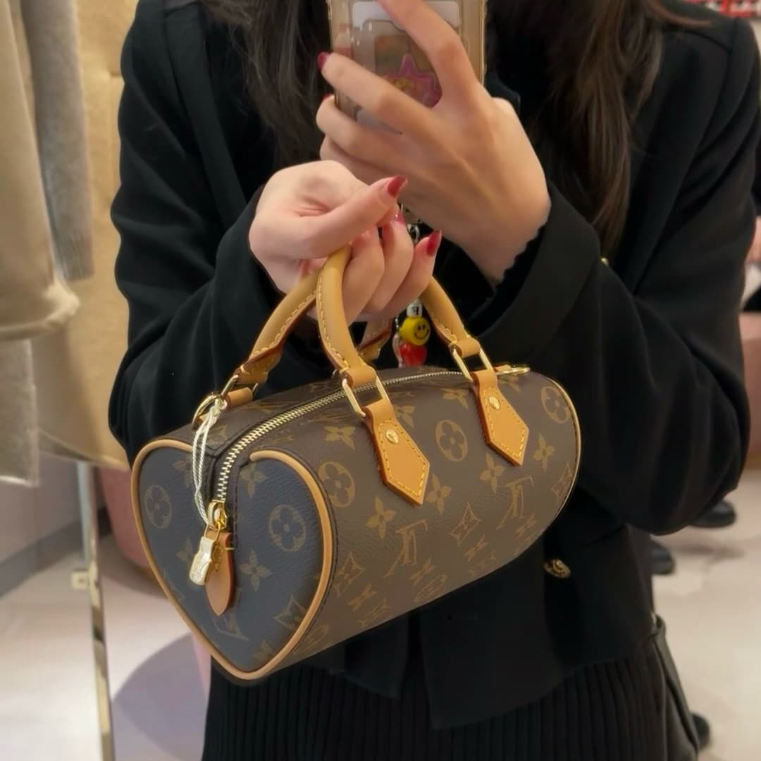 LOUIS VUITTON Nano Speedy Dating Handbag