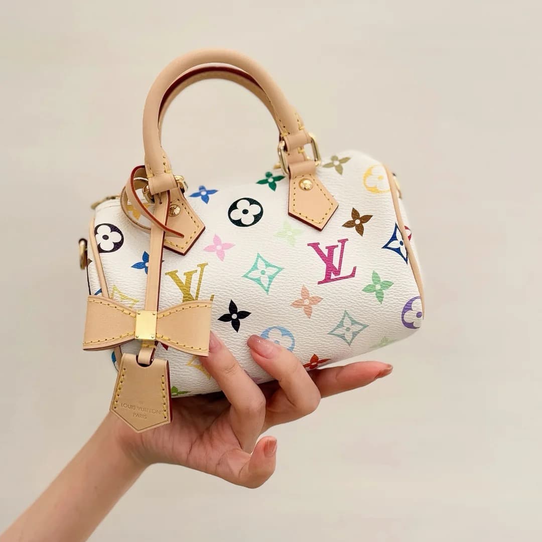 LOUIS VUITTON LV x TM Nano Speedy Handbag