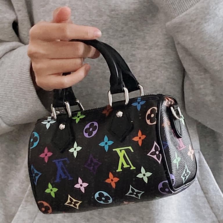 LOUIS VUITTON LV x TM Nano Speedy Handbag