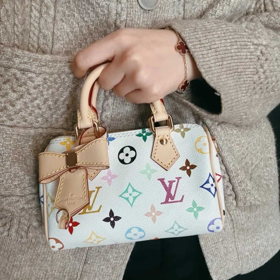 LOUIS VUITTON LV x TM Nano Speedy Handbag