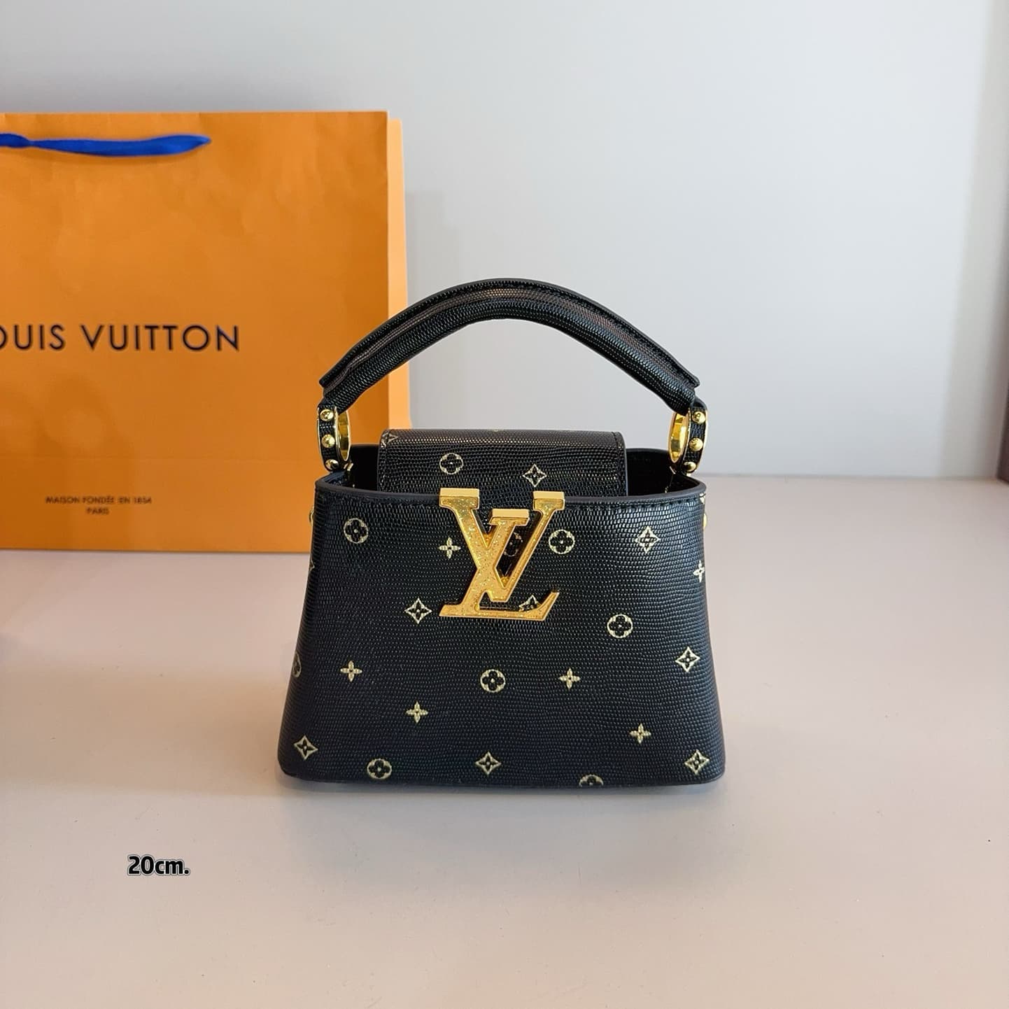 LOUIS VUITTON Capucines BB New Designer Handbag