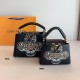 LOUIS VUITTON Capucines BB 2 Leopard pattern New Designer Handbag