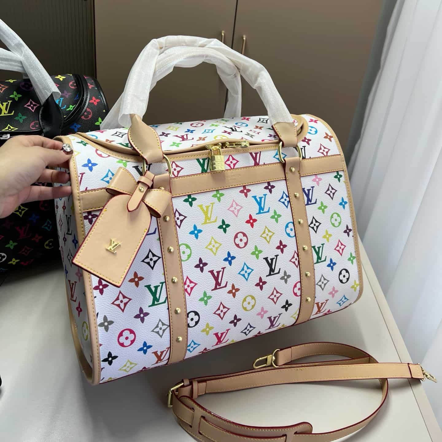 LOUIS VUITTON Pet Box Handbag