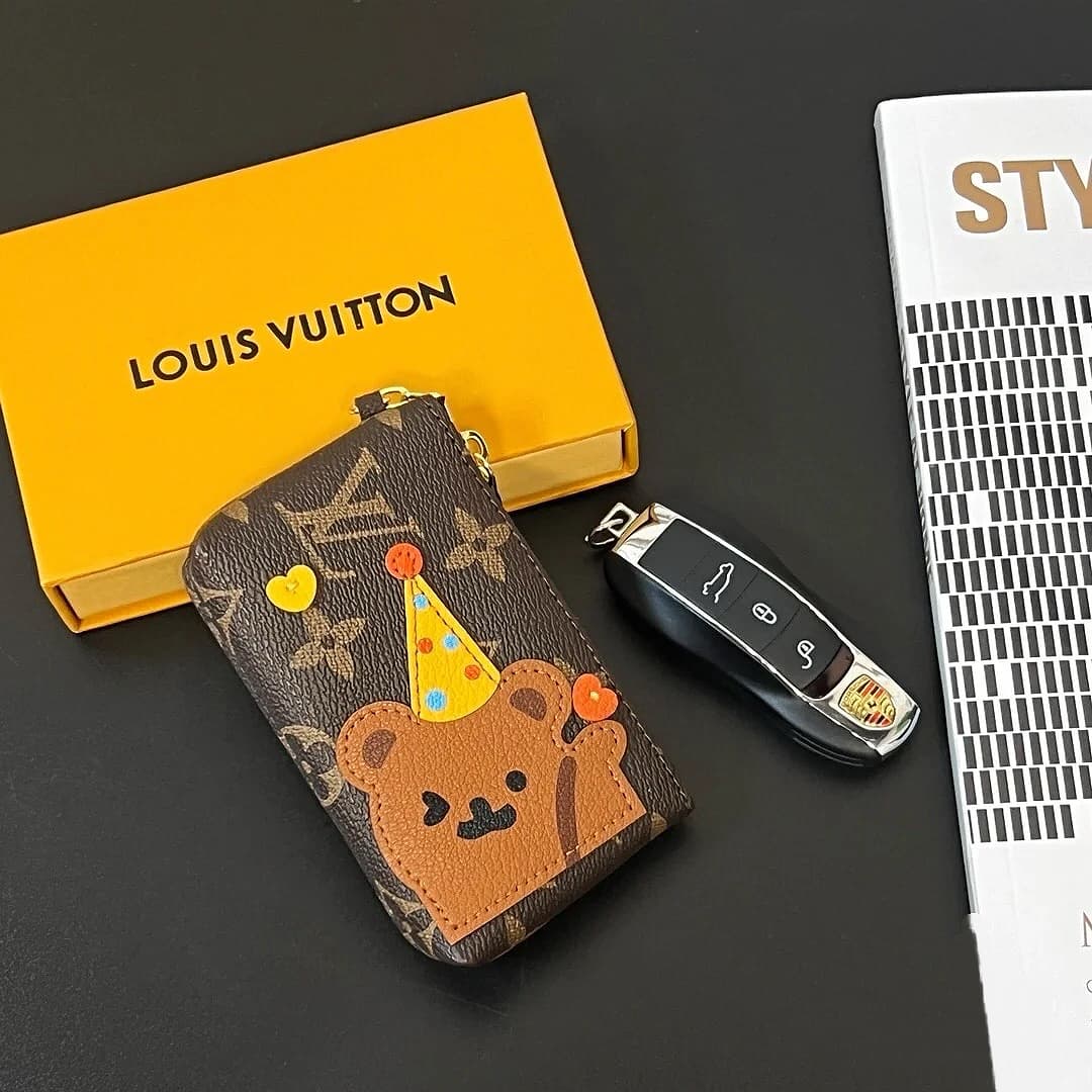 LOUIS VUITTON Monogram Canvas Cartoon Minibag for card earphones coins key accessories