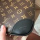 LOUIS VUITTON Boulogne versatile yellow black corners handbag cross-body clutch carry