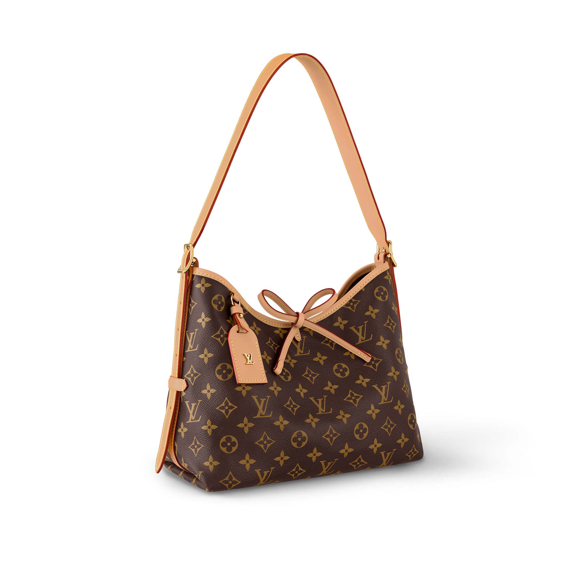 LOUIS VUITTON CarryAll handbag small size practical for commuting