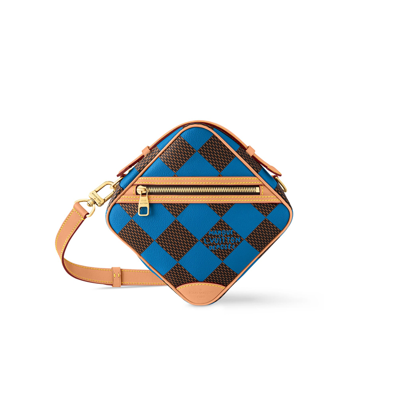 LOUIS VUITTON handbags Chess Messenger removable strap adjusts for cross-body carry