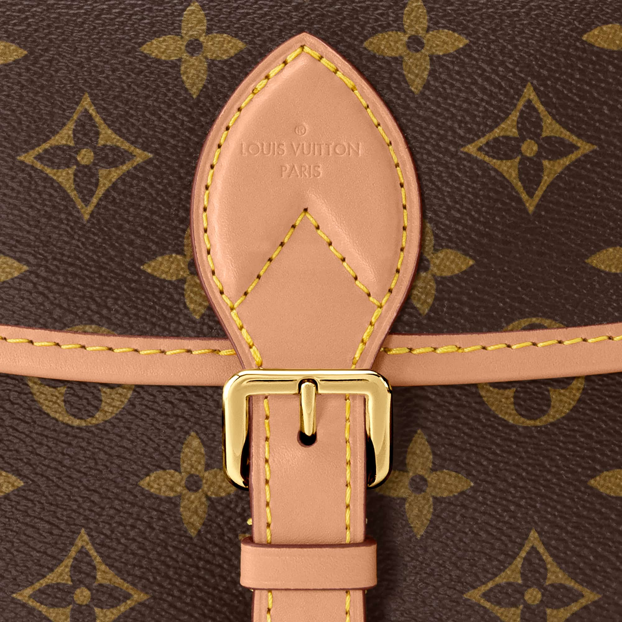 LOUIS VUITTON Diane satchel handbag in Monogram Flower with wide jacquard shoulder strap