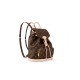 LOUIS VUITTON Montsouris small size backpack canvas  with natural cowhide leather